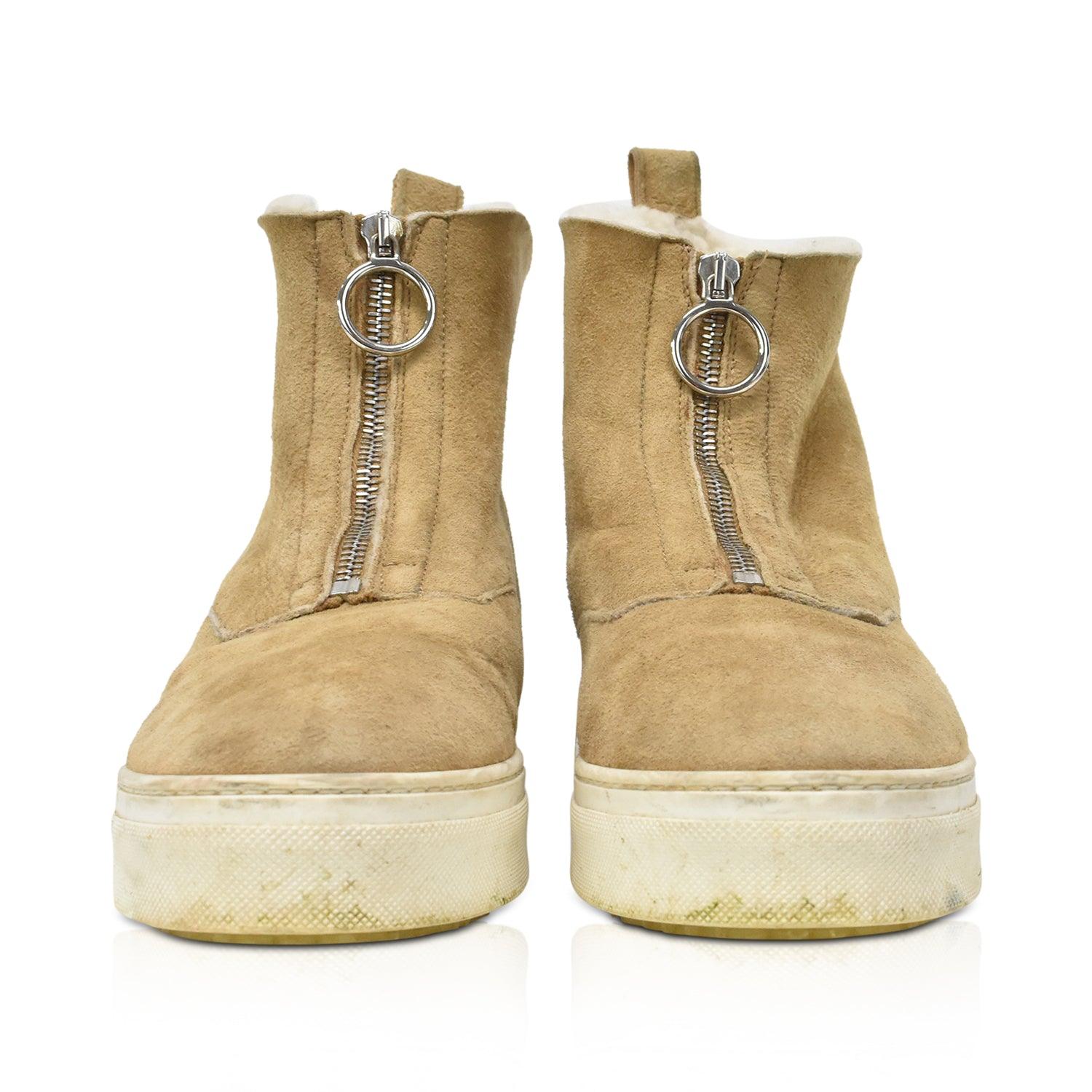 Celine Shearling Boots - Women's 37 - Fashionably Yours