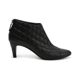 Chanel Quilted Ankle Boots - Women's 38.5