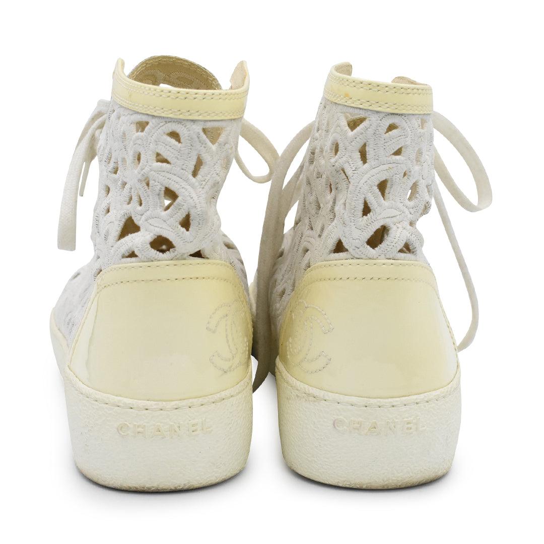 Chanel Cutout Sneakers - Women's 36 - Fashionably Yours