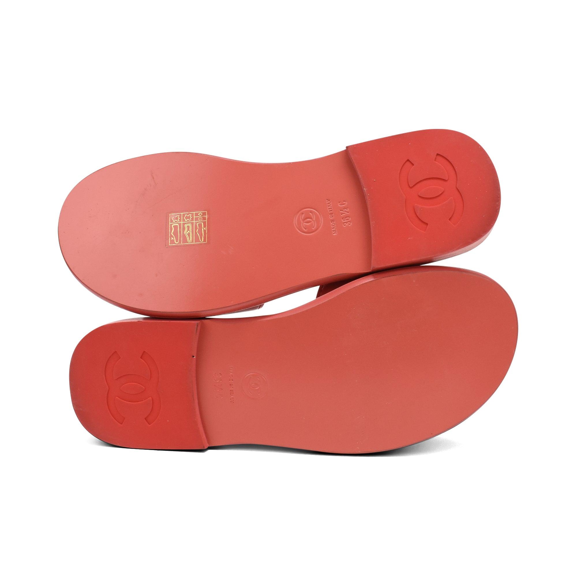 Chanel Sandals - Women's 36.5 - Fashionably Yours