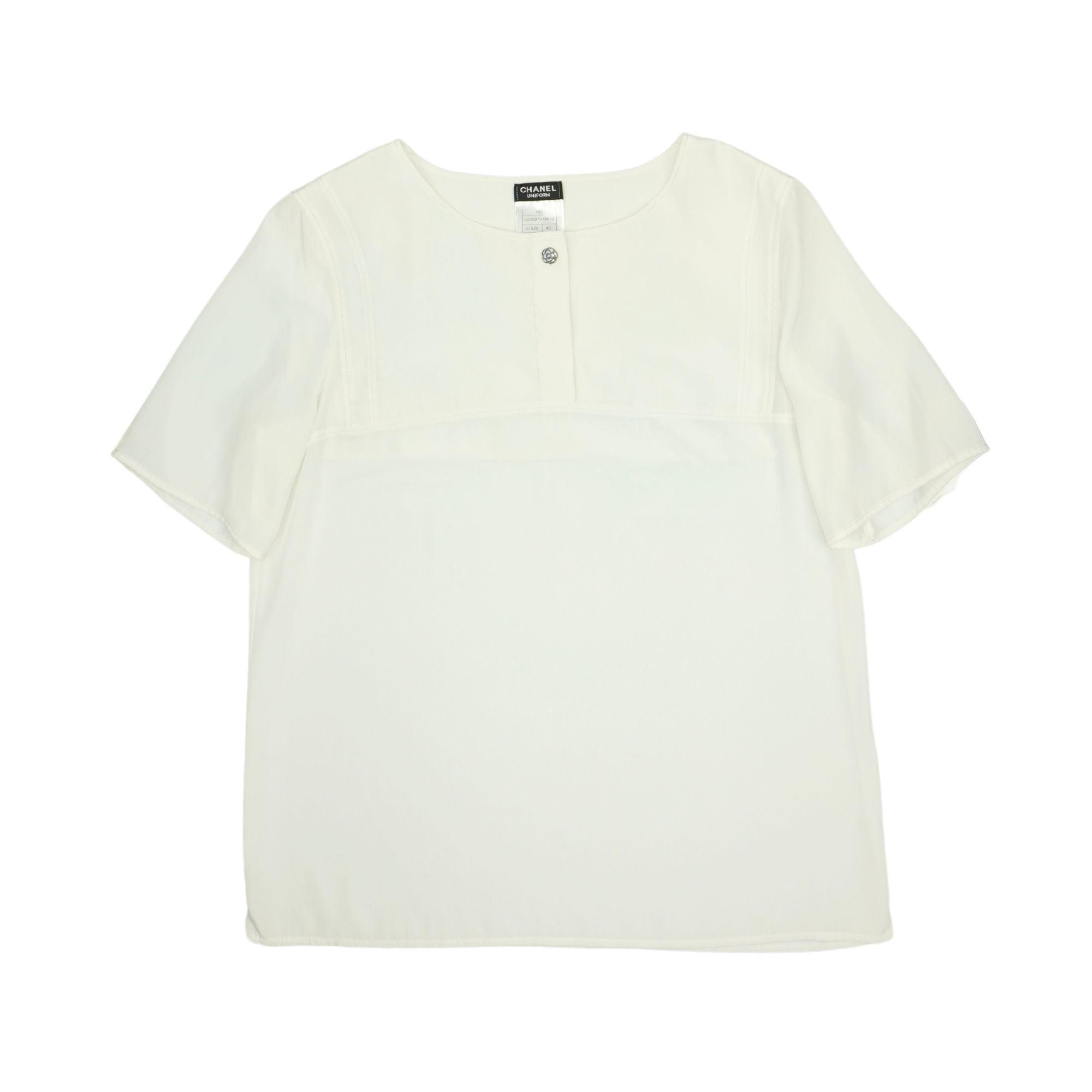 Chanel Uniform Top - Women's 40 - Fashionably Yours