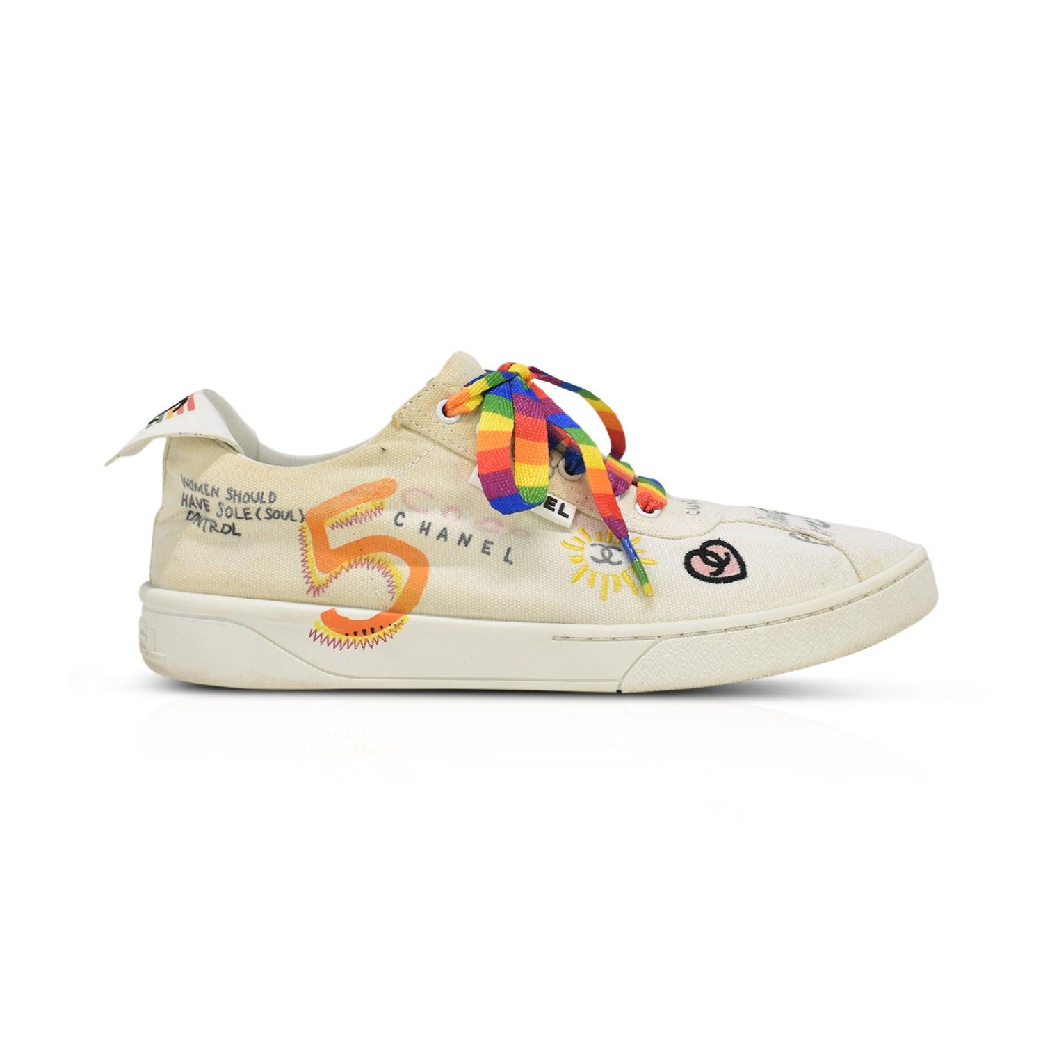 Chanel x Pharrell Low-Top Sneakers - Women's 37 – Fashionably Yours