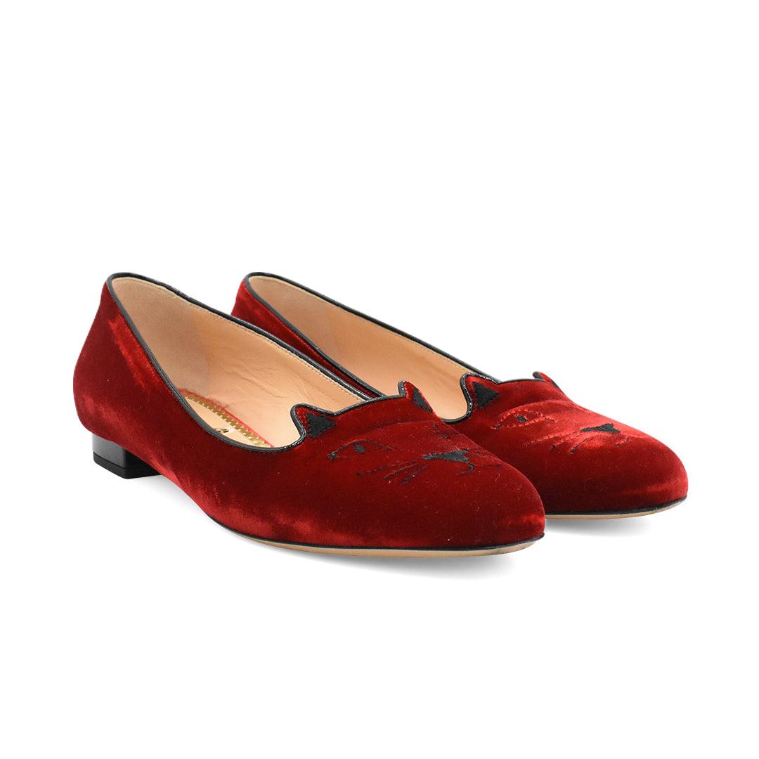 Charlotte Olympia Flats - Women's 38.5 - Fashionably Yours