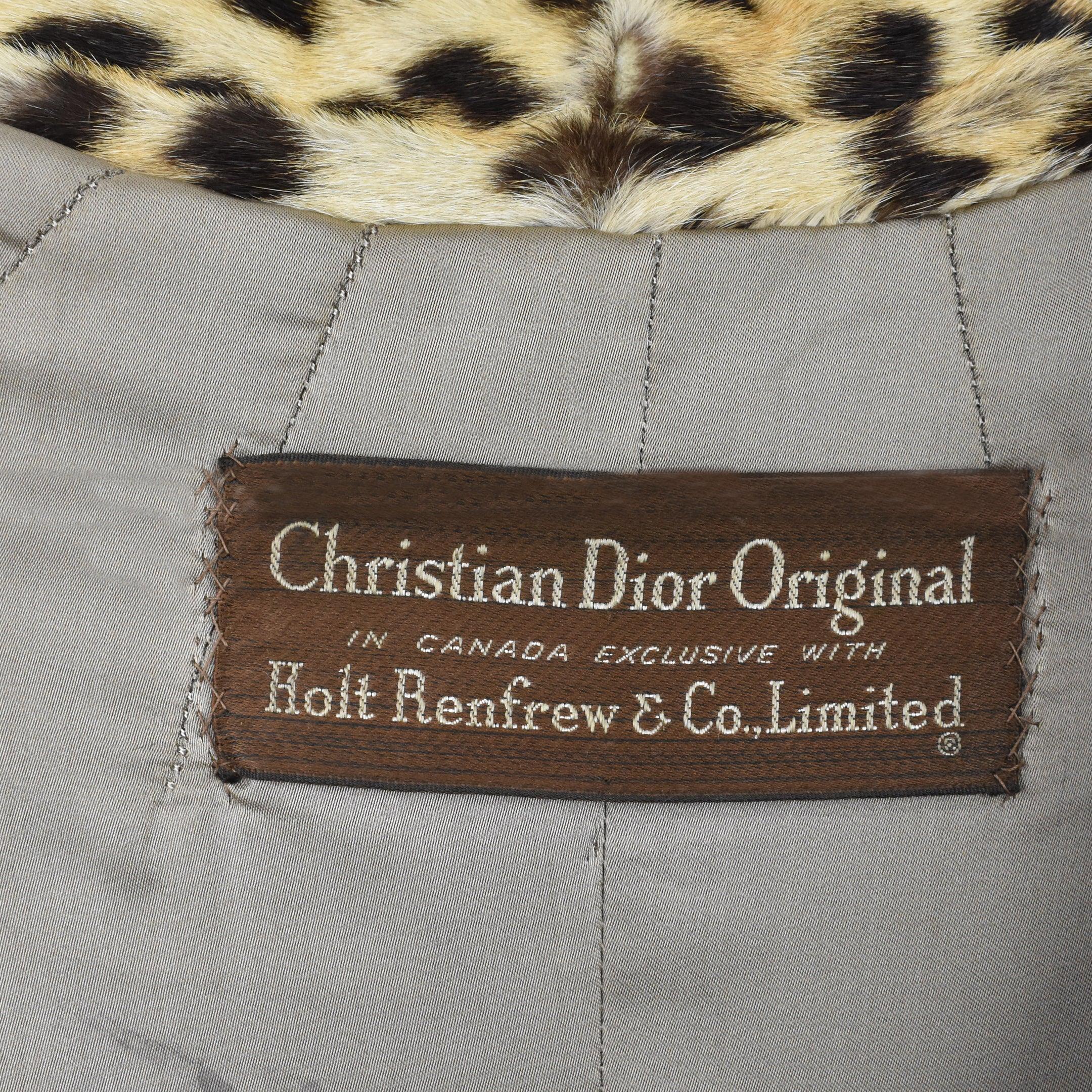 Dior on sale fur jacket