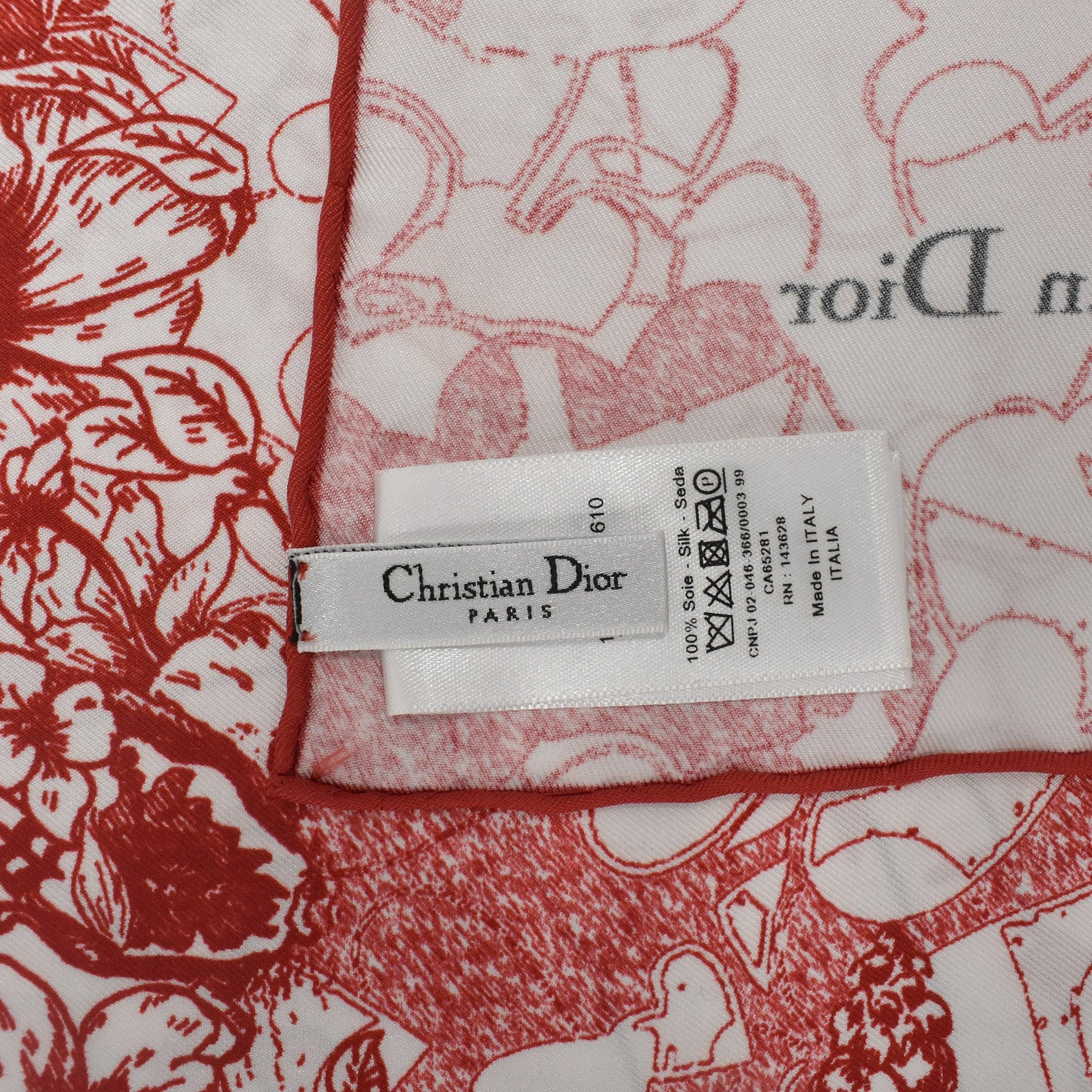 Christian Dior 'Royaume d'Amour' Scarf - Fashionably Yours