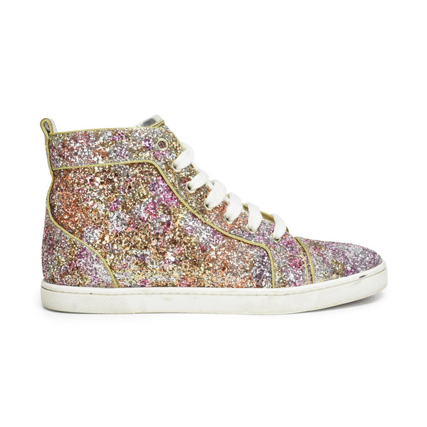 Rose Gold Louboutin Trainers Womens Christian Louboutin 'Bip Bip - Main Image