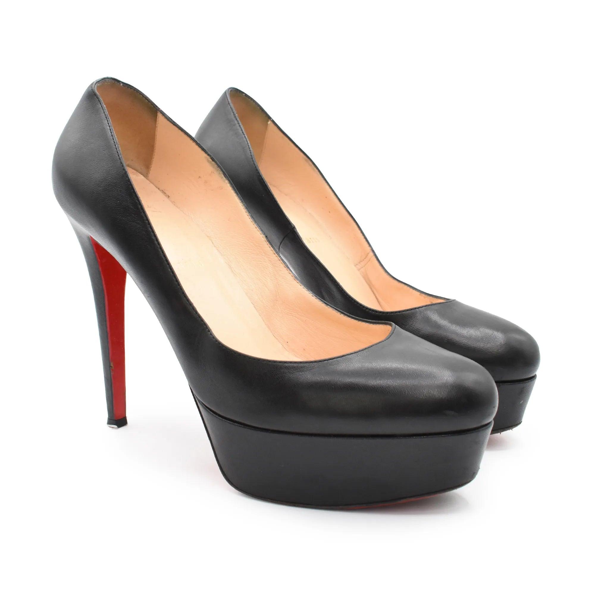 Black peep toe louboutins hotsell