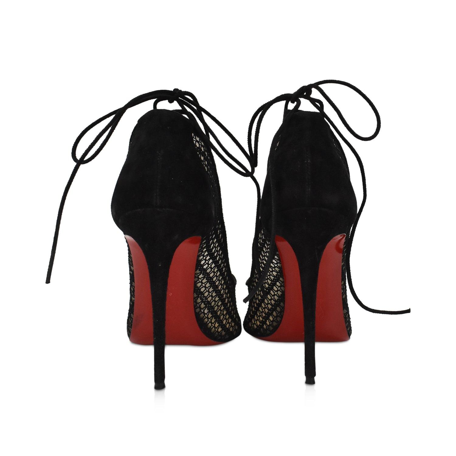 Black lace hotsell louboutin heels