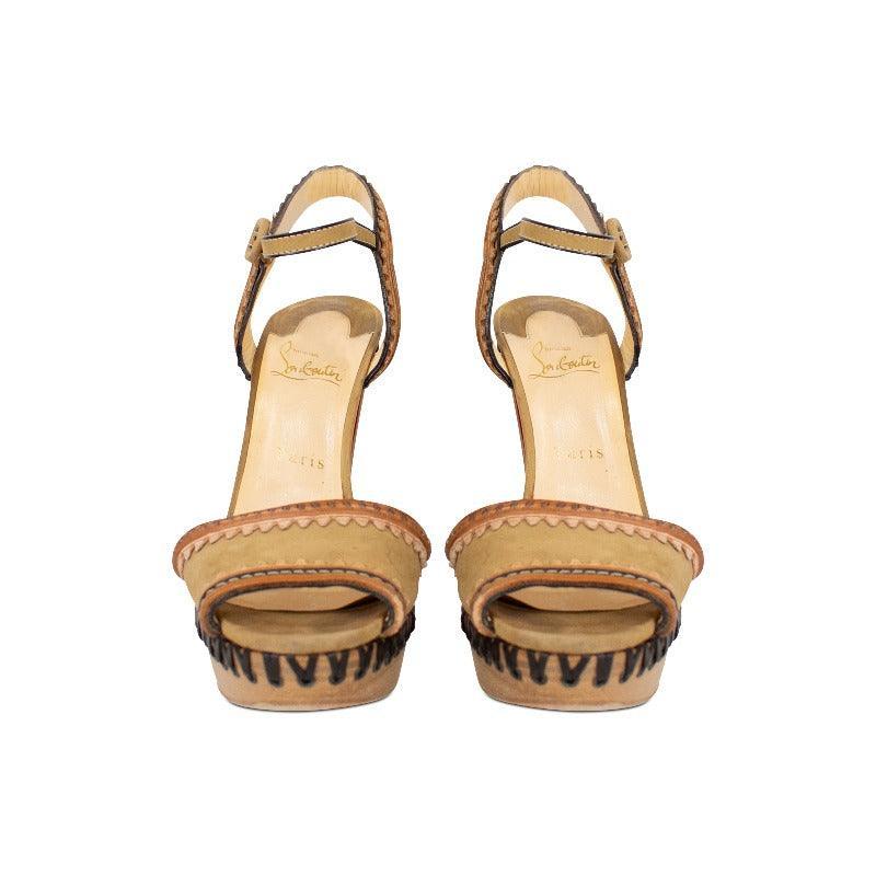 Christian Louboutin 'Trepi' Sandals - 40 - Fashionably Yours