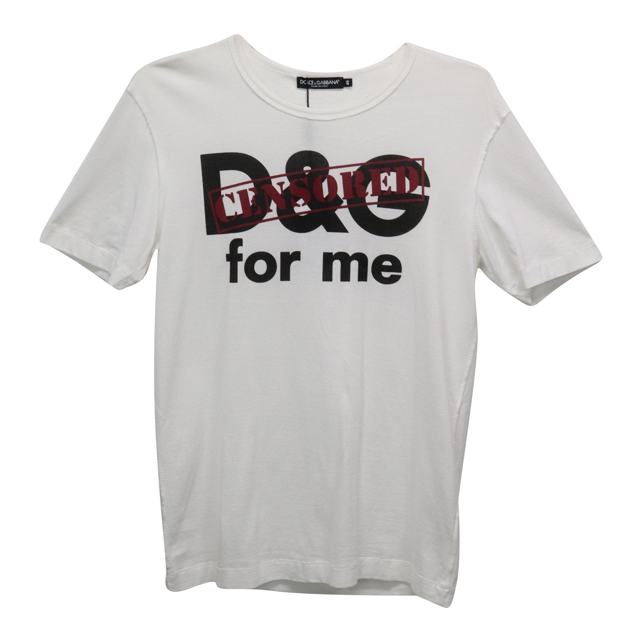 Dolce & Gabbana 'Censored ' T-Shirt - Men’s 46