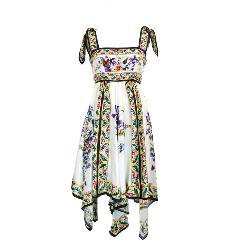 Dolce & Gabbana Handkerchief Dress - 36 - Fashionably Yours