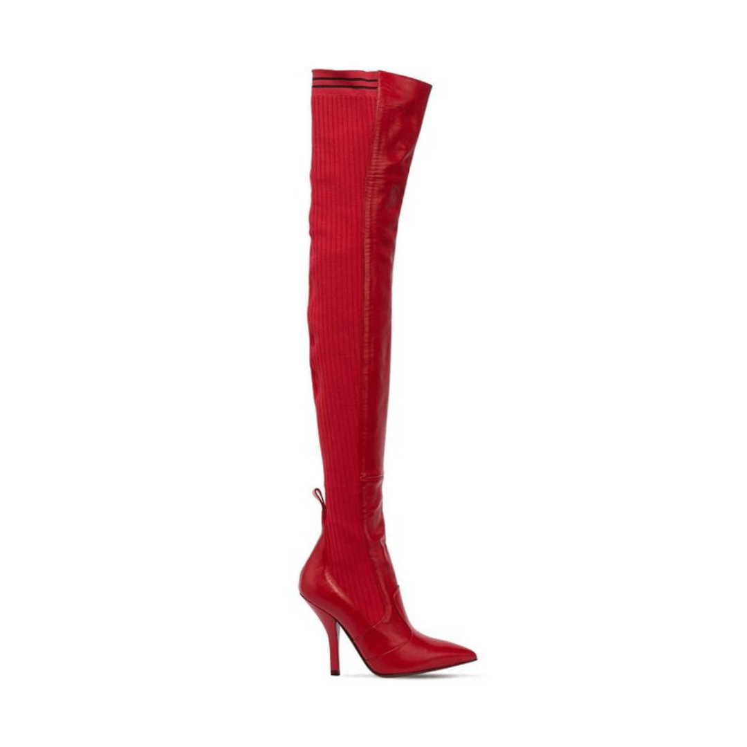 Fendi Over the Knee Boots - Women's 39.5 - Fashionably Yours
