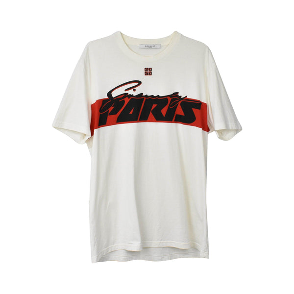 Givenchy paris red t shirt sales