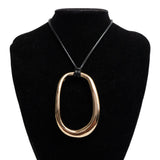 Oval Pendant Necklace