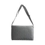 Goyard Capétien MM messenger bag in grey — back