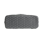 Goyard Capétien MM messenger bag in grey — bottom
