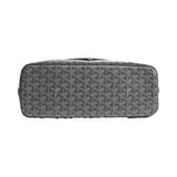 Goyard Capétien MM messenger bag in grey — bottom