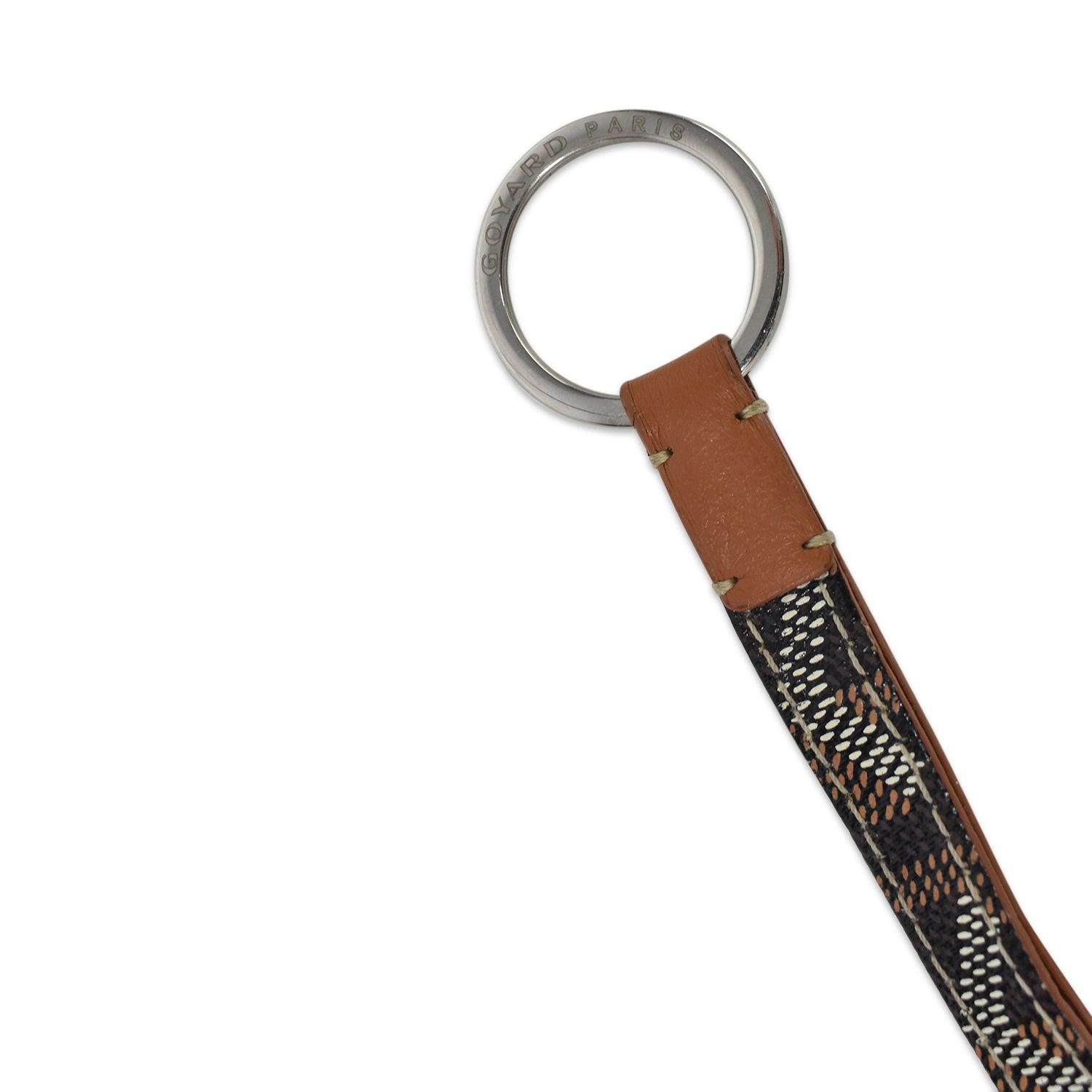 Goyard 'Sesame' Keychain - Fashionably Yours