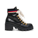 Gucci 'Sylvie' Leather Ankle Boots - Women's 35.5