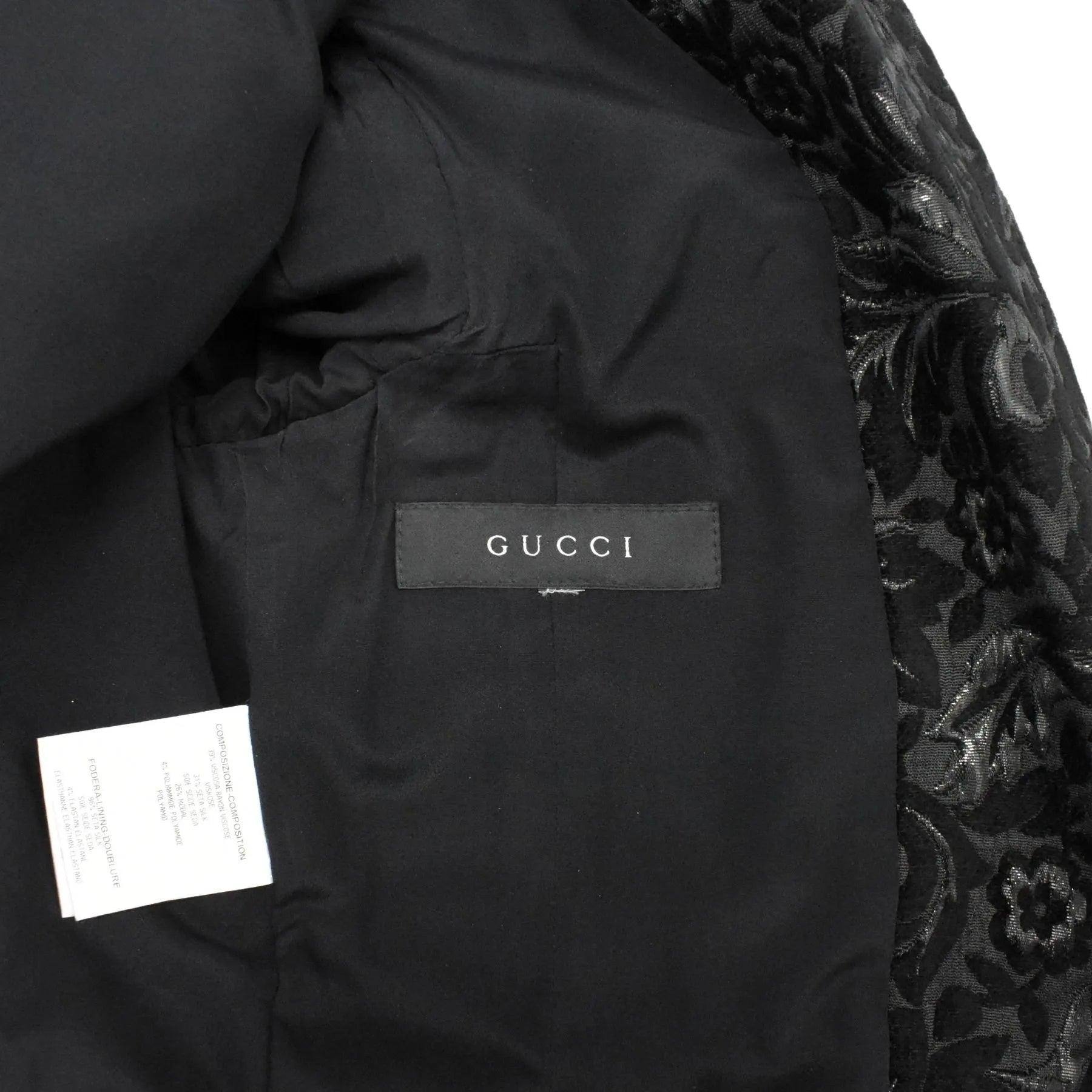Gucci blazer black shop