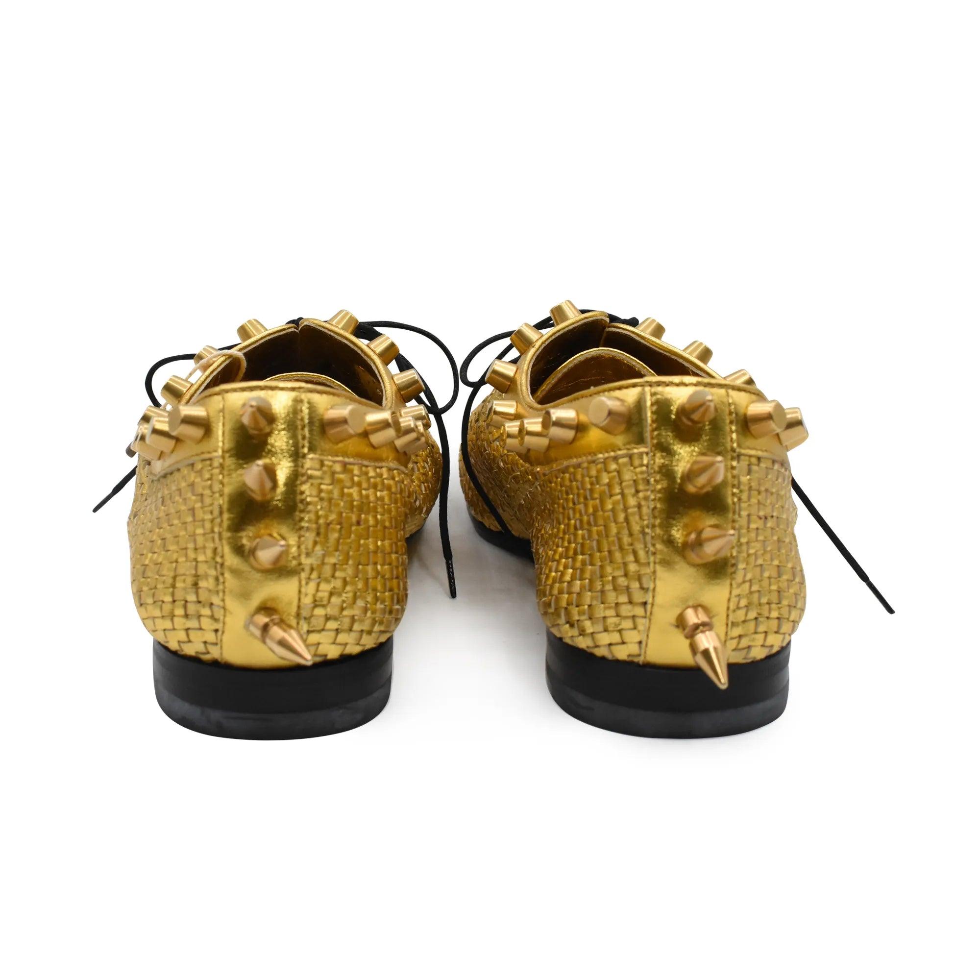 Gucci gold pumps shop