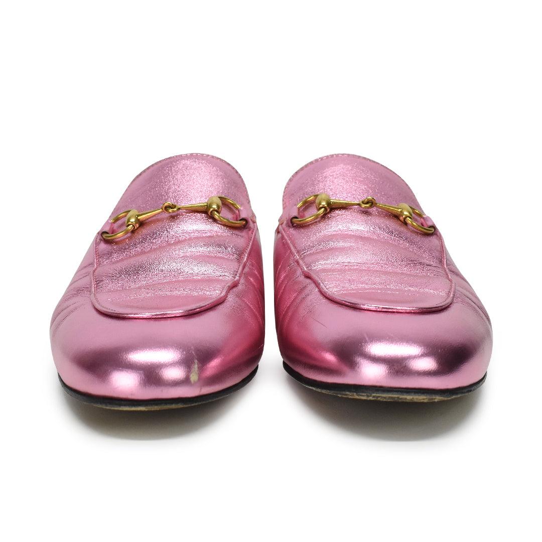 Gucci 'Princetown' Loafers - Women's 39 - Fashionably Yours