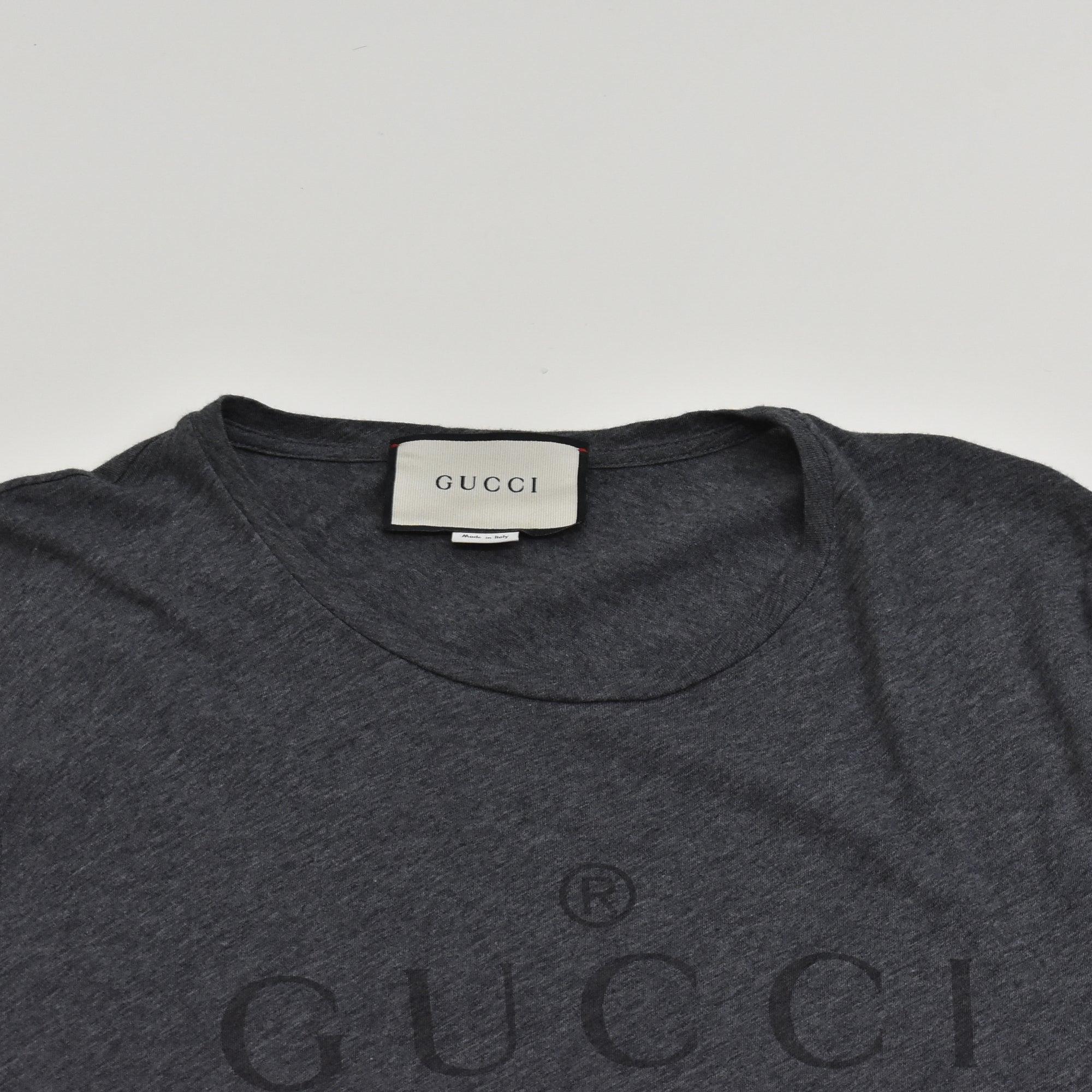 Gucci logo t shirt men online