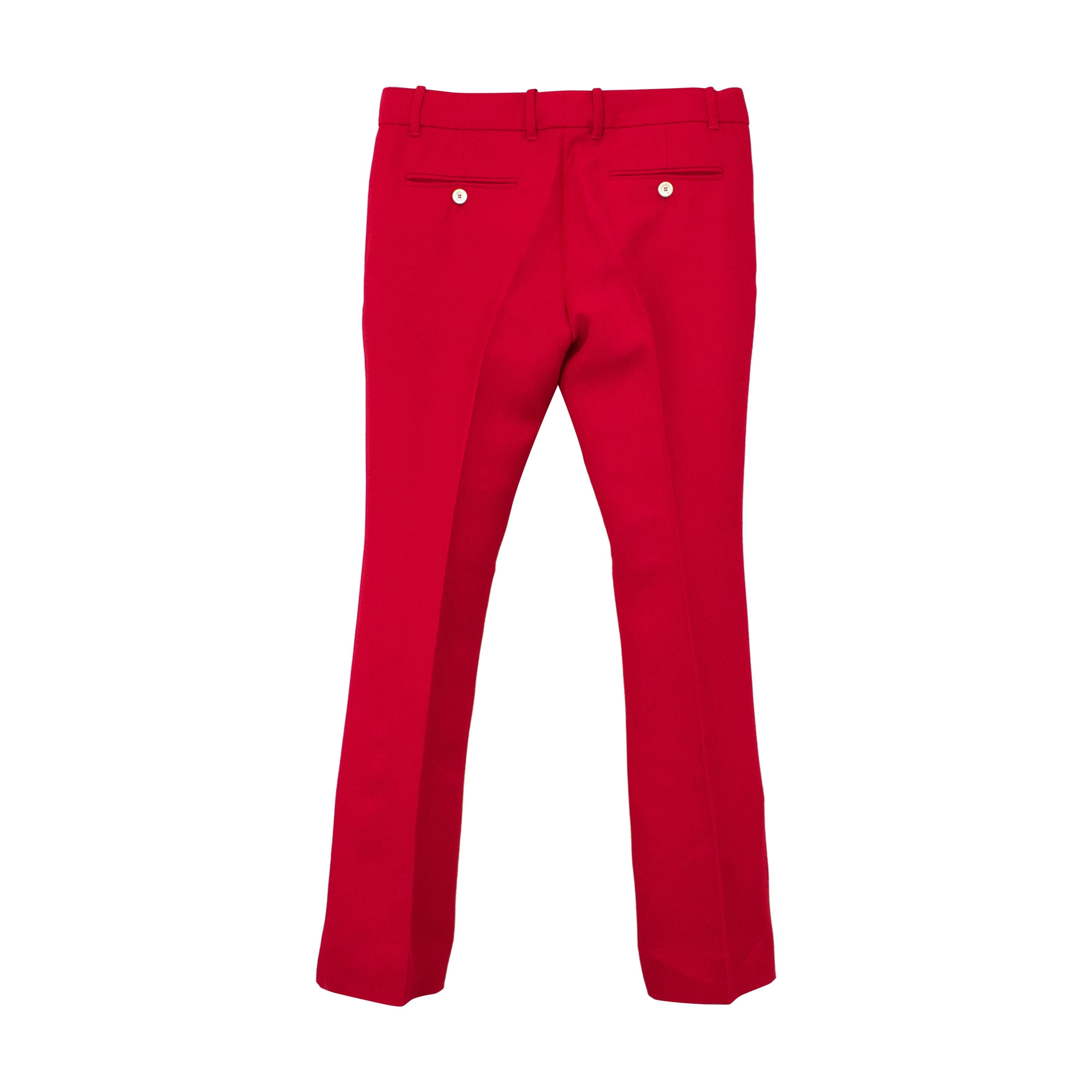 Gucci Men's Pleated Straight-Leg Trousers | Neiman Marcus