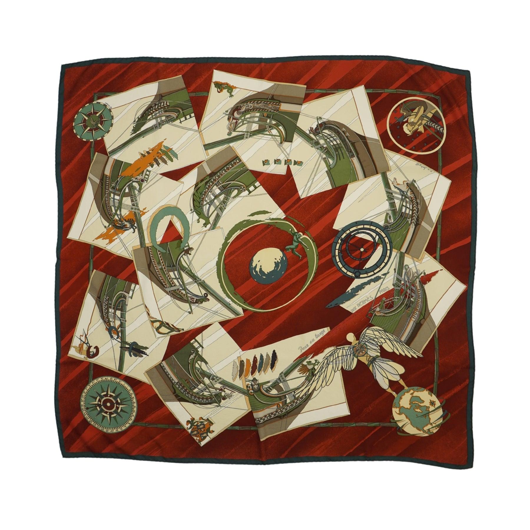 Hermes 'Face Au Large' Scarf - Fashionably Yours
