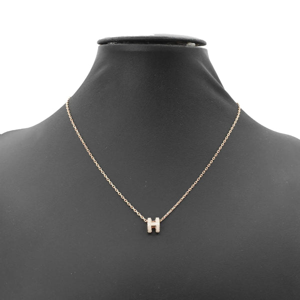 Hermes 'Mini Pop H' Necklace – Fashionably Yours