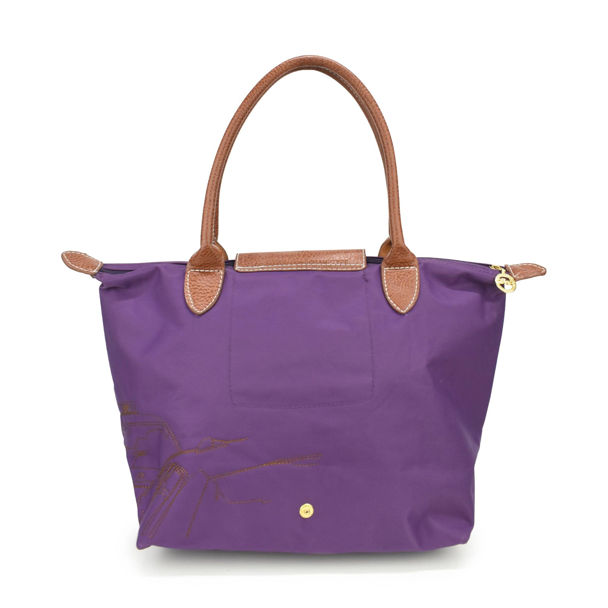 Longchamp sale Le Pliage Medium Purple Tote