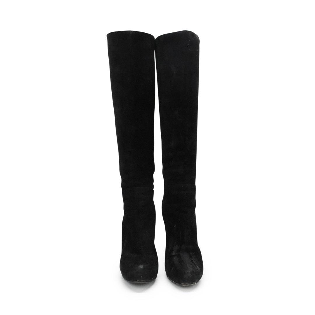 Louis Vuitton Calf-High Boots - Women's 34.5 - Fashionably Yours