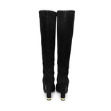 Louis Vuitton Calf-High Boots - Women's 34.5 - Fashionably Yours