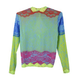 Maxine Beiny Long Sleeve Top - Women's 6 - Fashionably Yours