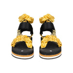 Midnight 00 Scrunchie Sandals - 35.5 - Fashionably Yours