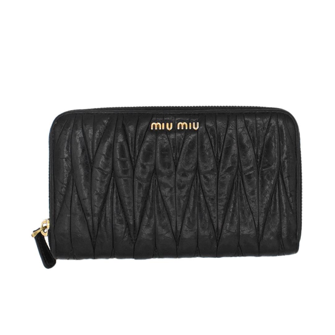 Miu Miu Continental Zip Wallet - Fashionably Yours