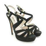 Miu Miu Strappy Heels - Women's 37 - Fashionably Yours