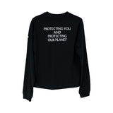 Moncler 'Born to Protect' Lons-sleeve t-shirt - XS - Fashionably Yours