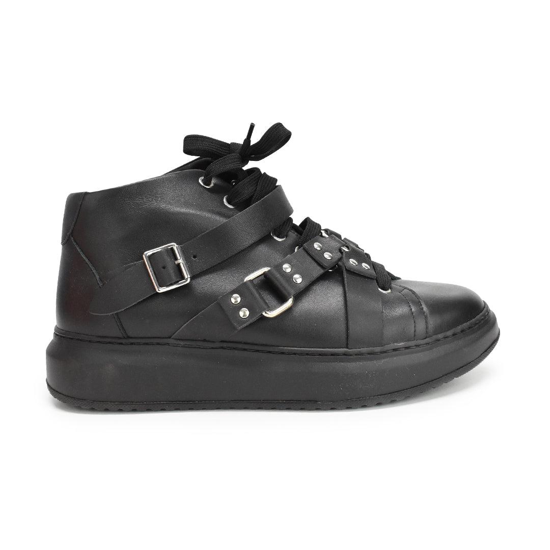 Moschino 'Holster Hi-Top' Sneakers - Women's 41 - Fashionably Yours