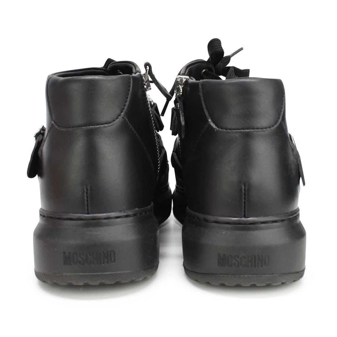 Moschino 'Holster Hi-Top' Sneakers - Women's 41 - Fashionably Yours