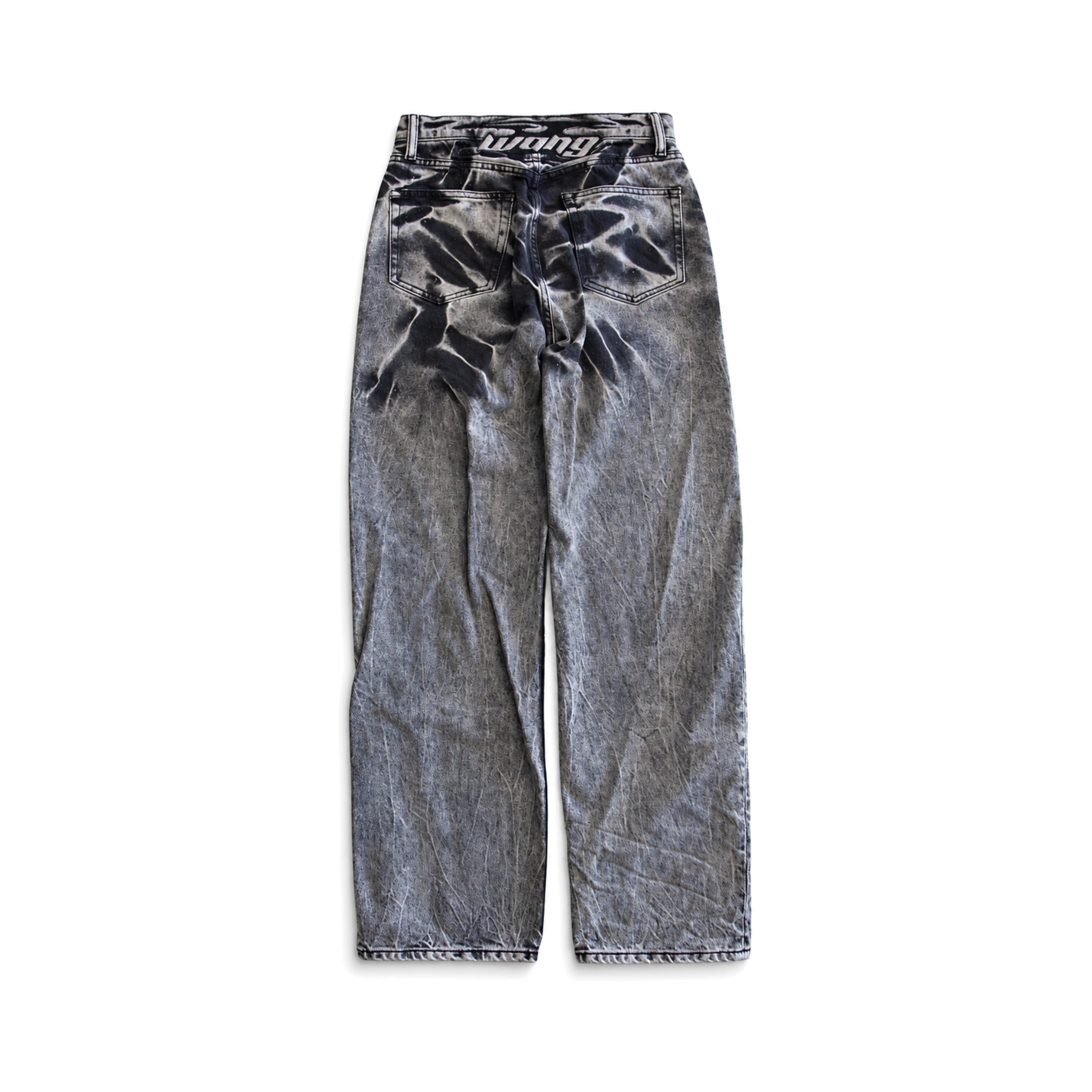Alexander Wang Grey Washed Jeans back