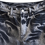 Alexander Wang Grey Washed Jeans detail