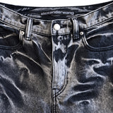Alexander Wang Grey Washed Jeans detail