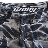 Alexander Wang Grey Washed Jeans label detail
