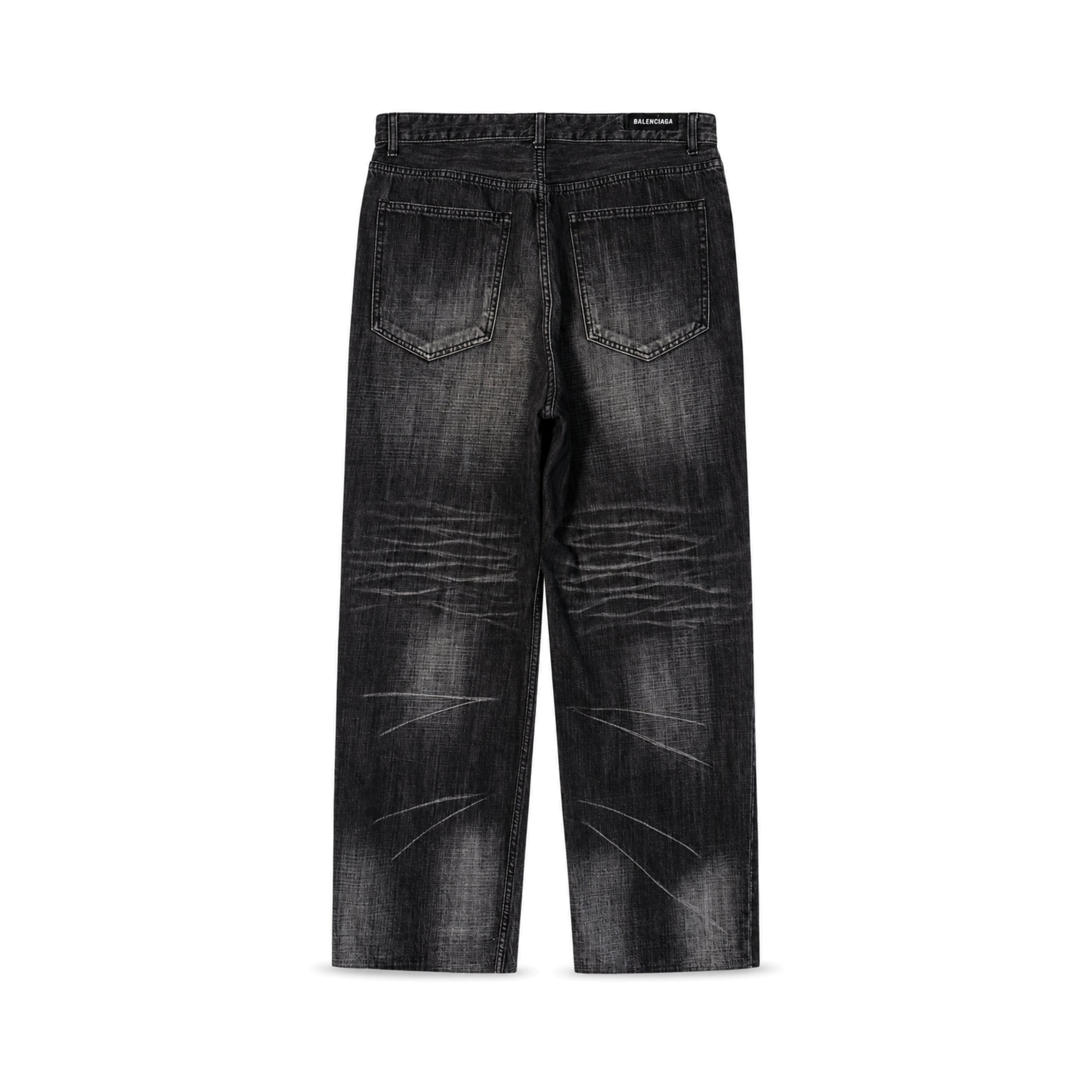 Balenciaga Black Jeans back