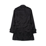 Burberry Black Trench Coat back