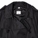 Burberry Black Trench Coat label detail 1