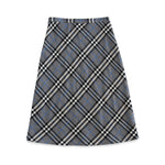 Burberry Grey Check Skirt back