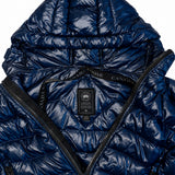 Canada Goose Navy Puffer Jacket label detail
