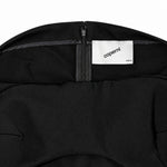 Coperni Black Asymmetric Dress label detail